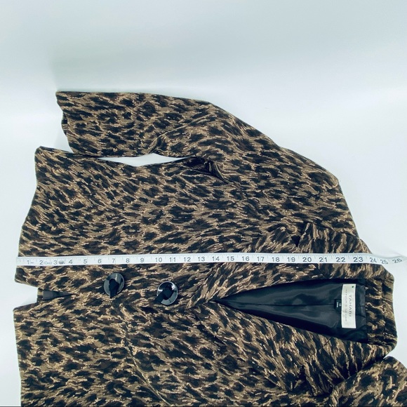 Tahari Arthur S. Levine Women's Size 12 Cheetah Leopard Print Blazer Jacket - Picture 9 of 10
